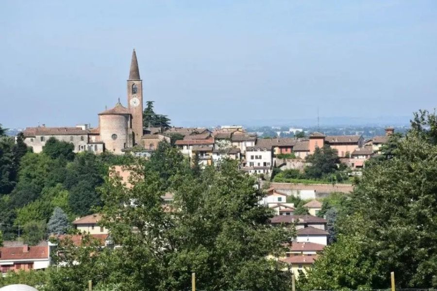 Vue panoramique d'une ville italienne